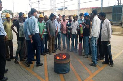 Fire Mock Drill at Plant V