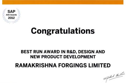 Wins SAP ACE Award for Customer Excellence